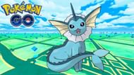 Vaporeon has a 0% Base Flee Rate (Image via Niantic)